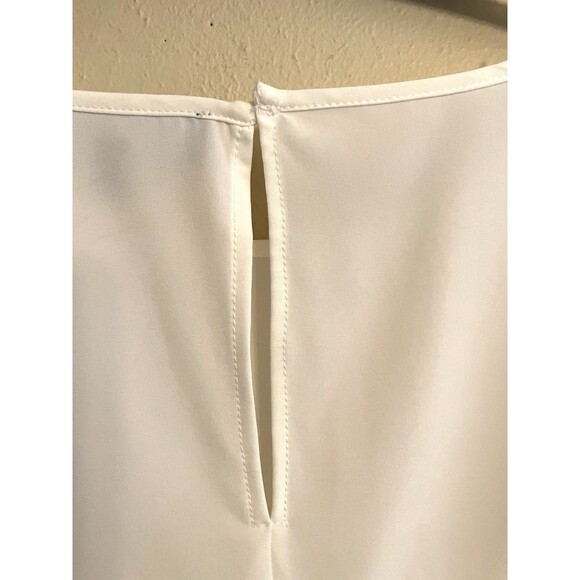 NWT ELOQUII Woman's White Long Sleeve Blouse Size 24W - Picture 3 of 9